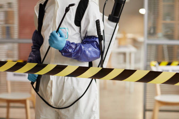 Professional Biohazard Cleanup technician working in Malta, IL